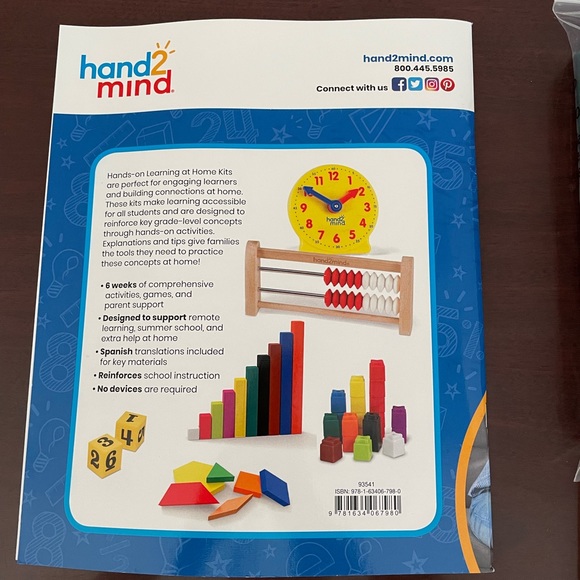 Hand 2 Mind Learning at Home Math & Literacy First Grade Learning Kits - Picture 5 of 9